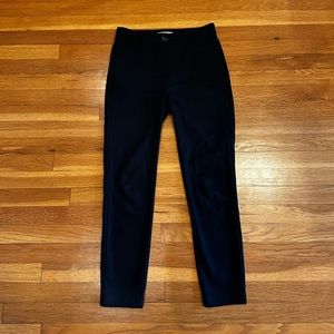 LOFT Curvy Sutton Skinny Pants - Black size 0